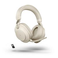 Jabra Evolve2 85, MS Teams, Link 380a, Beige - Over-Ear Headset